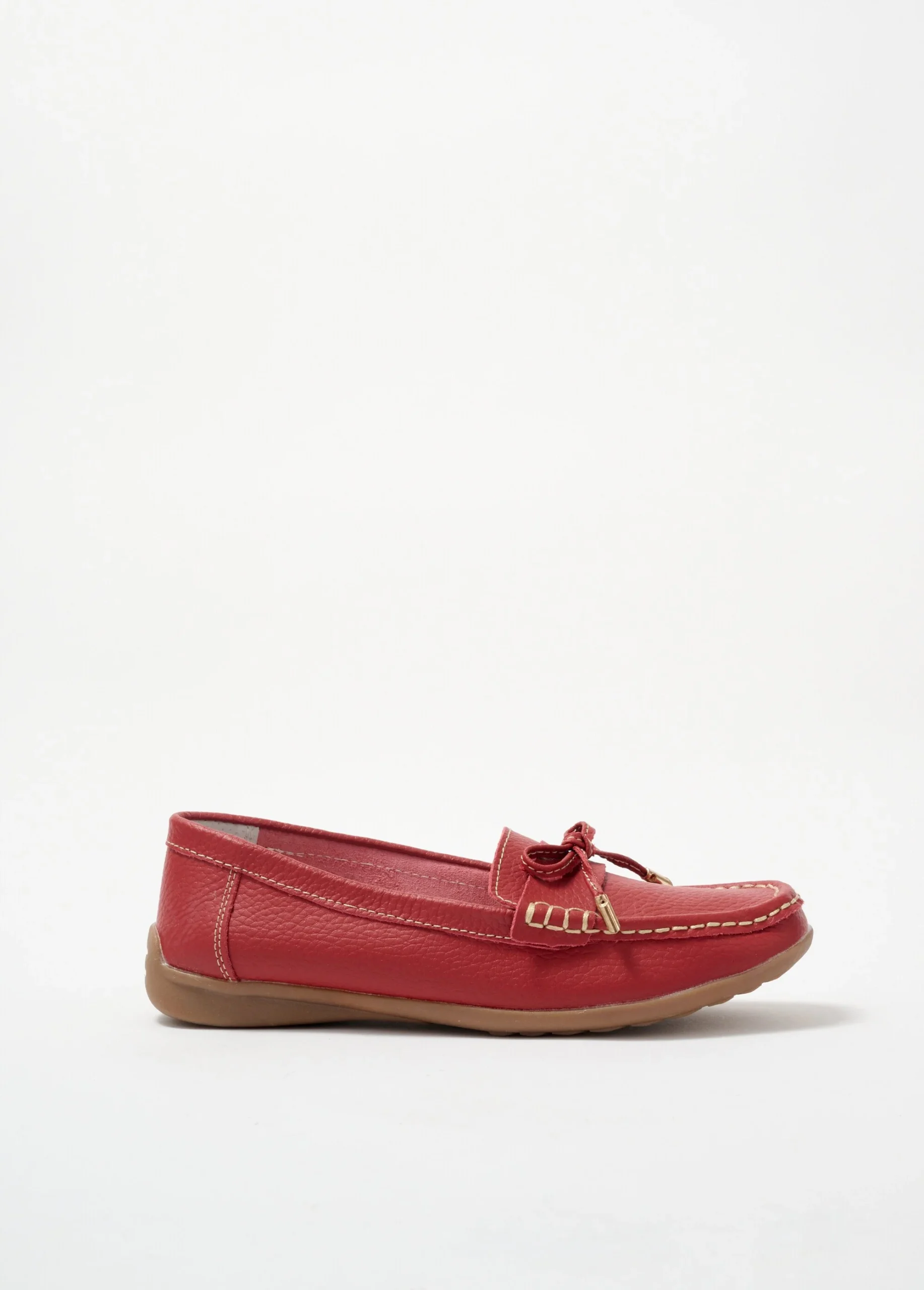 Mocassins confortables plats en cuir – Image 2