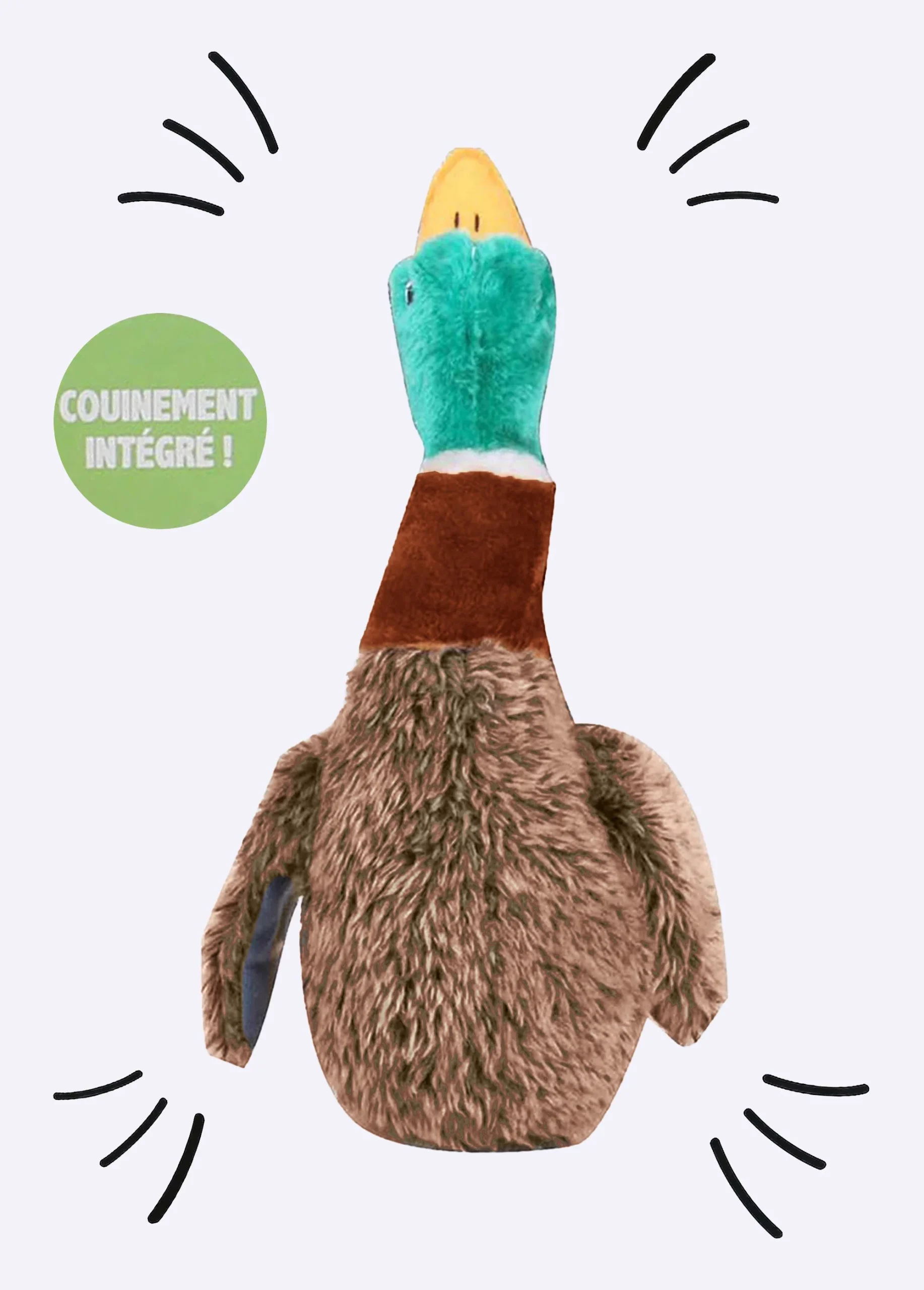 Peluche sonore en forme de canard – Image 2