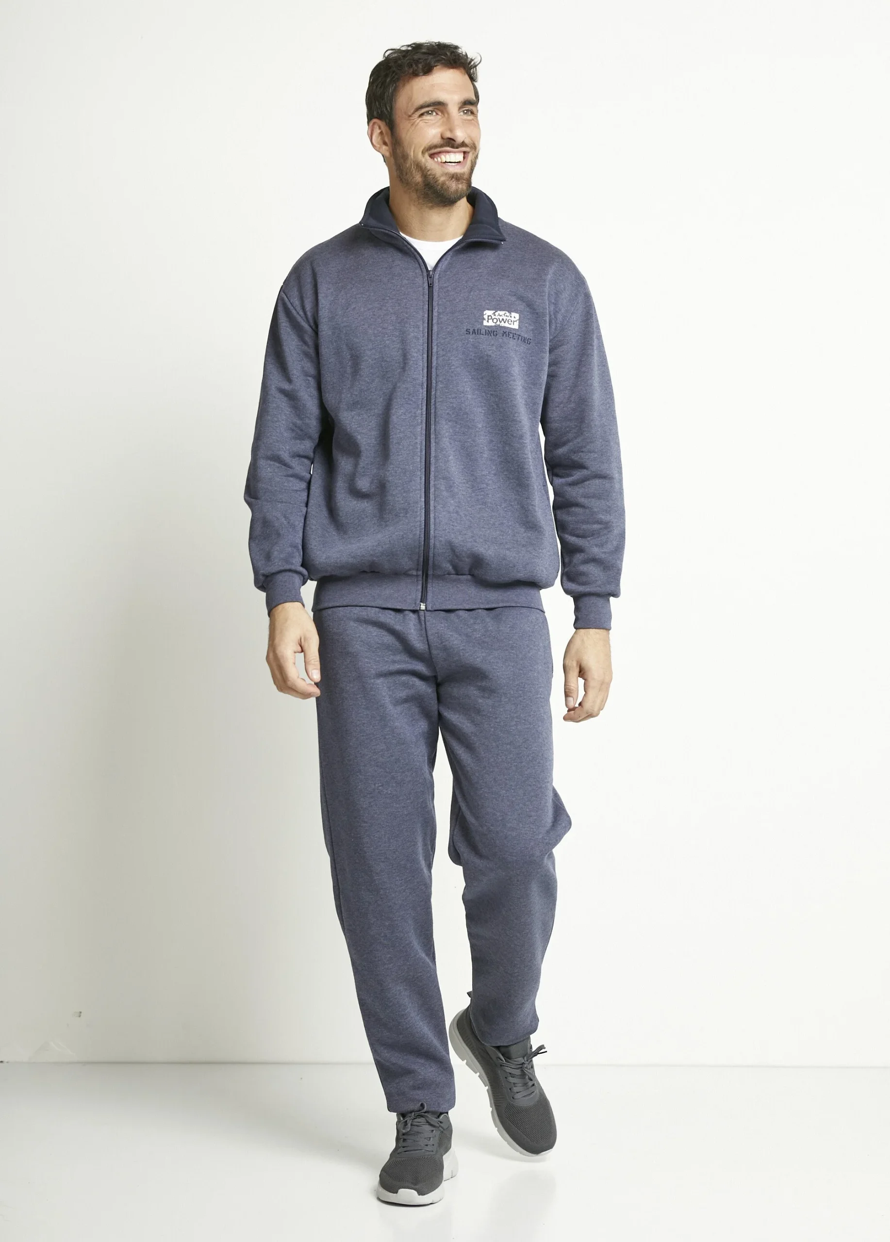 Veste molleton zippée col montant coton – Image 5